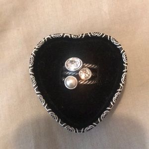 Brighton sterling silver ring set